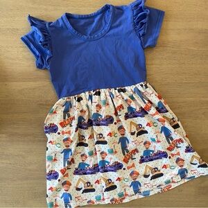 2T Blue Blippi Dress with Excavator and Ball Pit Fun